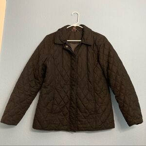 White Stag Quilted Puffer Jacket - Black